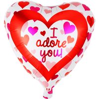 Valentine's Day Letter Heart Shape Aluminum Film Date Balloons 1 Piece sku image 4