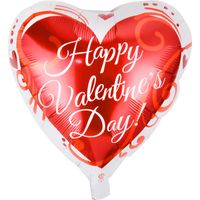 Valentine's Day Letter Heart Shape Aluminum Film Date Balloons 1 Piece sku image 2