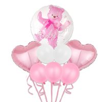 Birthday Bear Aluminum Film Party Balloons 1 Set main image 3