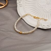Fashion Star Heart Shape Pearl Copper Beaded Bracelets 1 Piece sku image 2