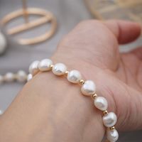 Simple Style Portrait Pearl Beaded Bracelets 1 Piece main image 3