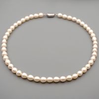 Simple Style Round Pearl Beaded Bracelets Necklace 1 Piece sku image 6