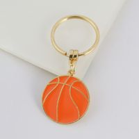 1 Piece Simple Style Rugby Alloy Patchwork Keychain main image 4