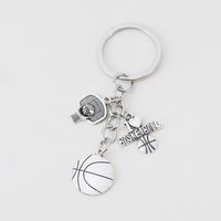 1 Piece Simple Style Rugby Alloy Patchwork Keychain sku image 4