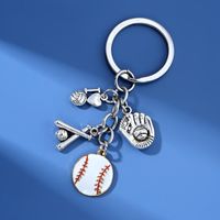 1 Piece Simple Style Rugby Alloy Patchwork Keychain sku image 9