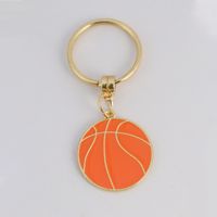 1 Piece Simple Style Rugby Alloy Patchwork Keychain sku image 2
