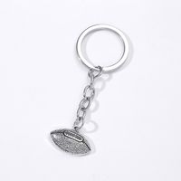 1 Piece Simple Style Rugby Alloy Patchwork Keychain sku image 1