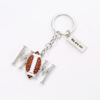 1 Piece Simple Style Rugby Alloy Patchwork Keychain sku image 12