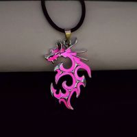 Fashion Dragon Alloy Plating Men's Necklace 1 Piece sku image 5