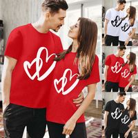 Women's T-shirt Short Sleeve T-shirts Printing Fashion Heart Shape main image 6