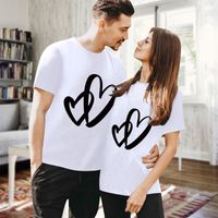 Women's T-shirt Short Sleeve T-shirts Printing Fashion Heart Shape main image 5