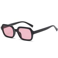 Fashion Solid Color Leopard Ac Square Full Frame Women's Sunglasses sku image 5