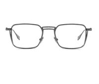 2023 Japanische Literarische Und Künstlerische Männer Persönlichkeit Stanzen Handwerk Myopie Spiegel Rahmen Legierung Nischen Anti-blaulicht Flache Brille sku image 2