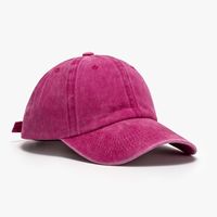 Unisex Japanese Style Solid Color Curved Eaves Baseball Cap sku image 10