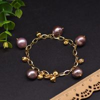 Fashion Fruit Pearl Copper Plating Bracelets main image 3
