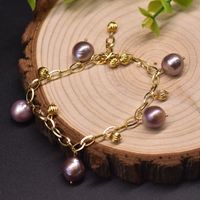 Mode Frucht Perle Kupfer Überzug Armbänder main image 1