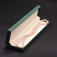 1 Piece Retro Solid Color Composite Material Jewelry Boxes main image 2