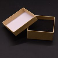 1 Piece Retro Solid Color Composite Material Jewelry Boxes sku image 2