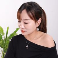 1 Piece Fashion Tree Alloy Polishing Hollow Out Inlay Crystal Women's Pendant Necklace main image 2