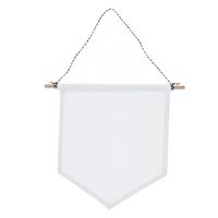 Simple Style Solid Color Cloth Badge Storage Wall Hanging 1 Piece sku image 3