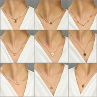 Fashion Water Droplets Flower Copper Inlay Resin Zircon Pendant Necklace 1 Piece main image 1