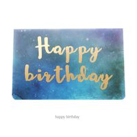 Letter Mixed Materials Birthday Invitations 1 Piece sku image 1
