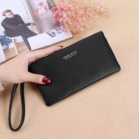 Women's Solid Color Pu Leather Zipper Wallets main image 6