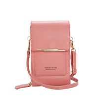 Women's All Seasons Pu Leather Solid Color Fashion Square Zipper Phone Wallet main image 3