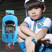 Sports Car Buckle Electronic Kids Watches main image 4