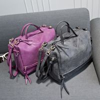 Women's Fashion Solid Color Pu Leather Travel Bags main image 3