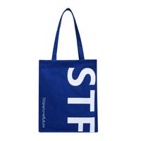Women's Large All Seasons Canvas Letter Streetwear Square Magnetic Buckle Tote Bag main image 2