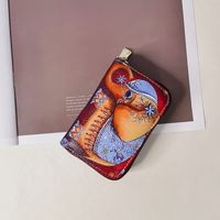 Women's Cartoon Pu Leather Zipper Card Holders sku image 21