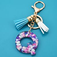 1 Piece Cute Letter Alloy Resin Unisex Bag Pendant Keychain sku image 16