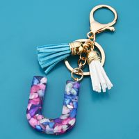 1 Piece Cute Letter Alloy Resin Unisex Bag Pendant Keychain sku image 19