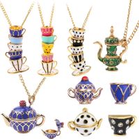 1 Piece Fashion Cup Alloy Plating Rhinestones Women's Necklace main image 1