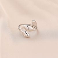 Lady Simple Style Geometric Stainless Steel Open Ring In Bulk main image 5