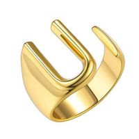 Fashion Letter Brass Rings 1 Piece sku image 23