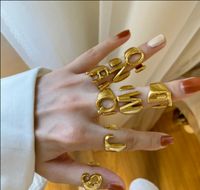 Fashion Letter Brass Rings 1 Piece main image 3
