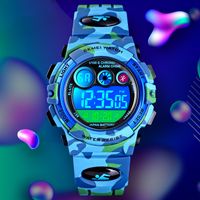 Fashion Camouflage Buckle Electronic Kids Watches main image 3