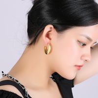Fashion Round Copper Plating Earrings 1 Pair main image 4