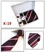 Factory Wholesale Men's Tie Spot Gift Box 6 Pieces Set Team Necktie Business Formal Wear Tie sku image 19