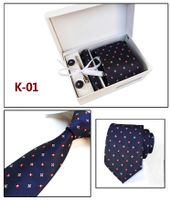 Factory Wholesale Men's Tie Spot Gift Box 6 Pieces Set Team Necktie Business Formal Wear Tie sku image 1