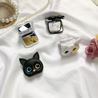 Original Adhesive Portable Make-up Mirror Selfie Ring Ins Style 3d Cute Cat Mobile Phone Airbag Bracket main image 1