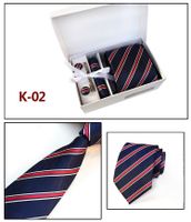 Factory Wholesale Men's Tie Spot Gift Box 6 Pieces Set Team Necktie Business Formal Wear Tie main image 3