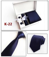 Factory Wholesale Men's Tie Spot Gift Box 6 Pieces Set Team Necktie Business Formal Wear Tie sku image 22