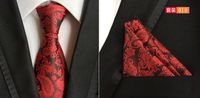 Source Factory In Stock Supply Polyester Large Waist Flower Suit Tie Men's Pocket Square Suit sku image 10