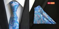 Source Factory In Stock Supply Polyester Large Waist Flower Suit Tie Men's Pocket Square Suit sku image 34