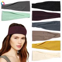 Simple Style Solid Color Cloth Hair Band 1 Piece main image 1