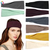 Simple Style Solid Color Cloth Hair Band 1 Piece main image 5