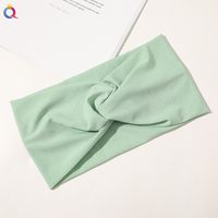 Simple Style Solid Color Cloth Hair Band 1 Piece sku image 13